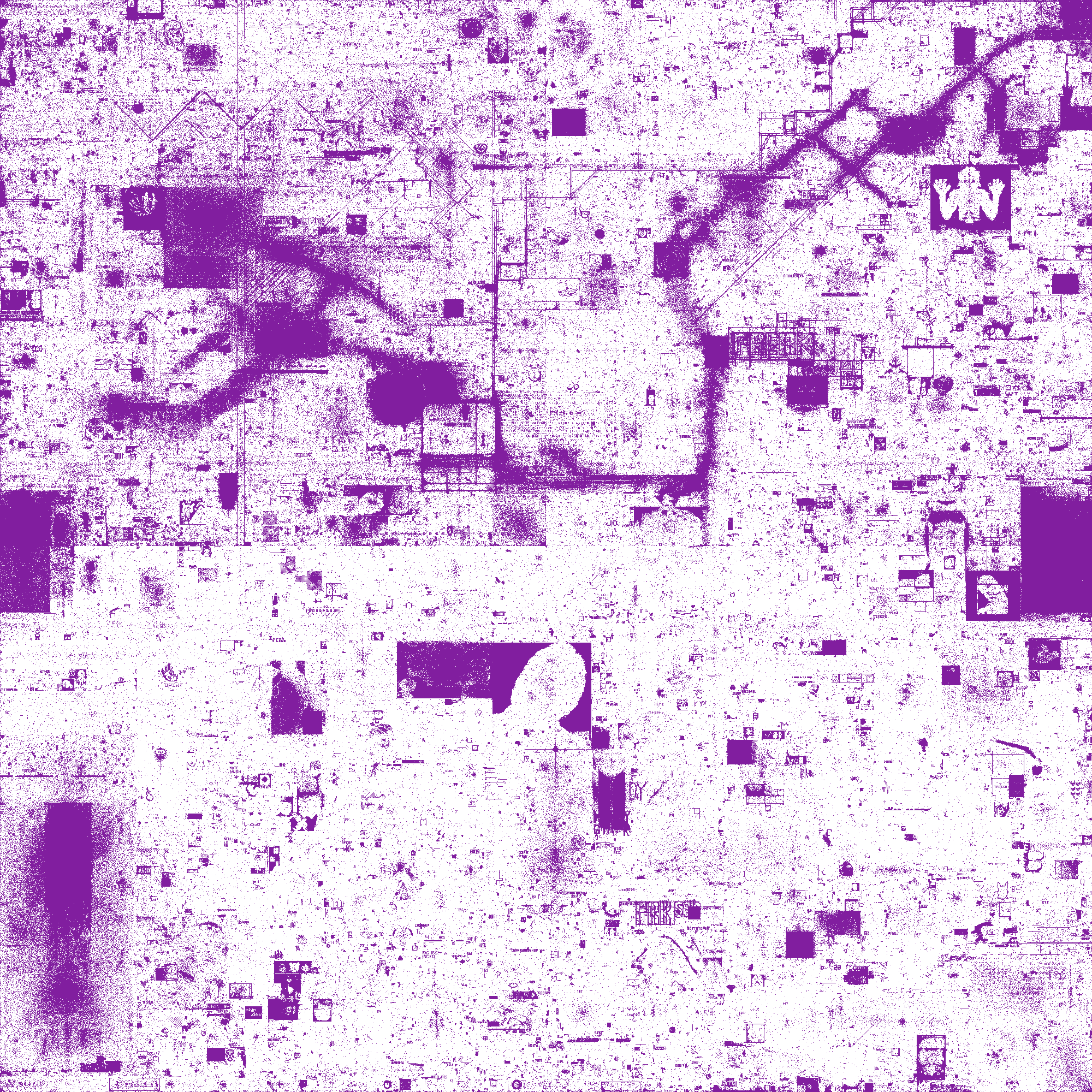 Dark Purple Only Visualization'