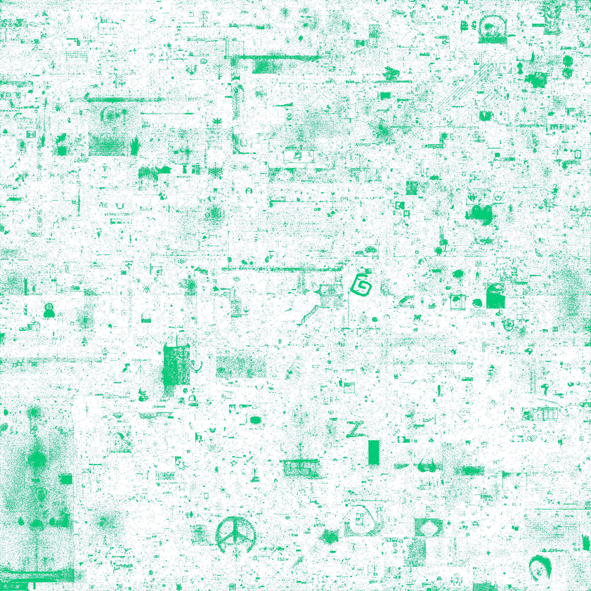 Green Only Visualization'